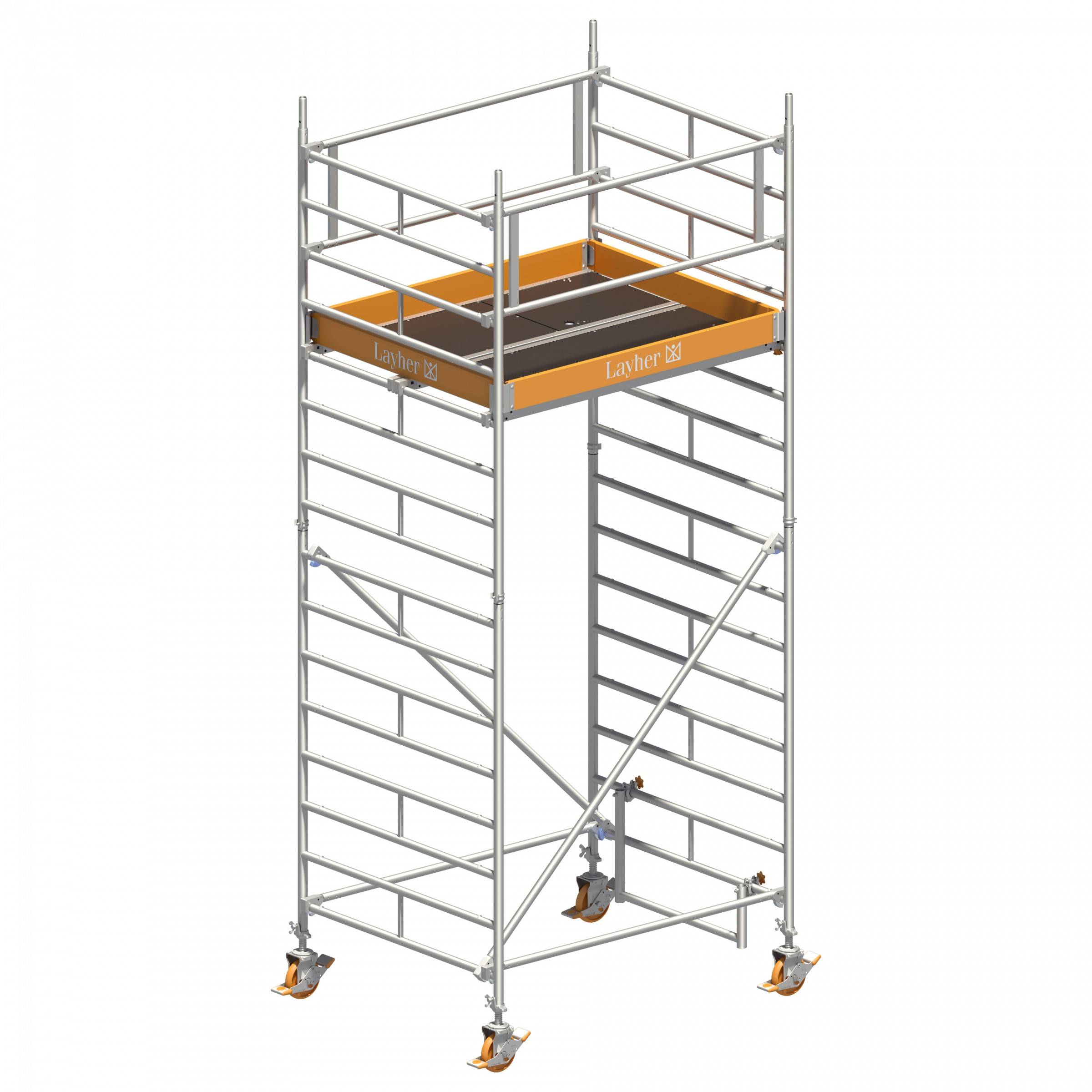 Layher Rollgerüst Uni Kompakt 5,20m AH (DIN EN 1004:2004)