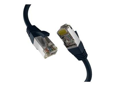EFB Netzwerkkabel CAT8.1 S/FTP 0,25m sw Netzwerk & Smart Home Netzwerk-Zubehör Netzwerk- und