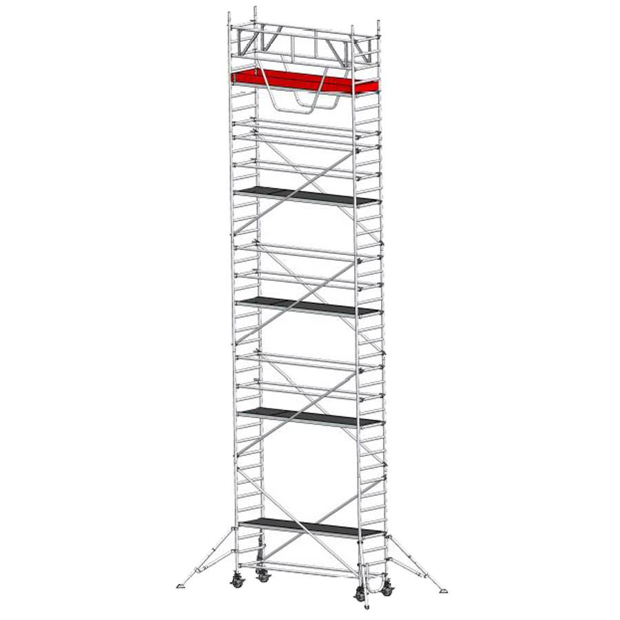 Euroline Gerüst 9516 mit Sicherheitsaufbau und Auslegern 11,35m AH