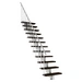 Dolle Außentreppe Gardenstep 80cm breit 12 Stufen Trimax dunkelbraun 222-270cm Steigungshöhe mit Geländer Dolle Außentreppe Gardenstep 80cm breit 12 Stufen Trimax dunkelbraun 222-270cm Steigungshöhe mit Geländer