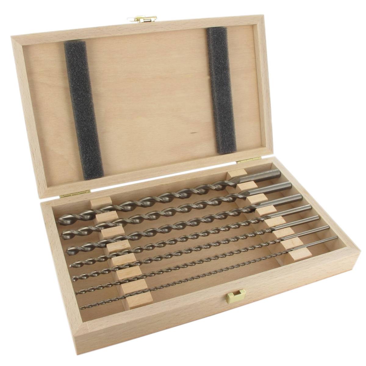 Famag Holzspiralbohrer HSS-G lang - Set´s 1599.507 - 7-teilig im Holzkasten