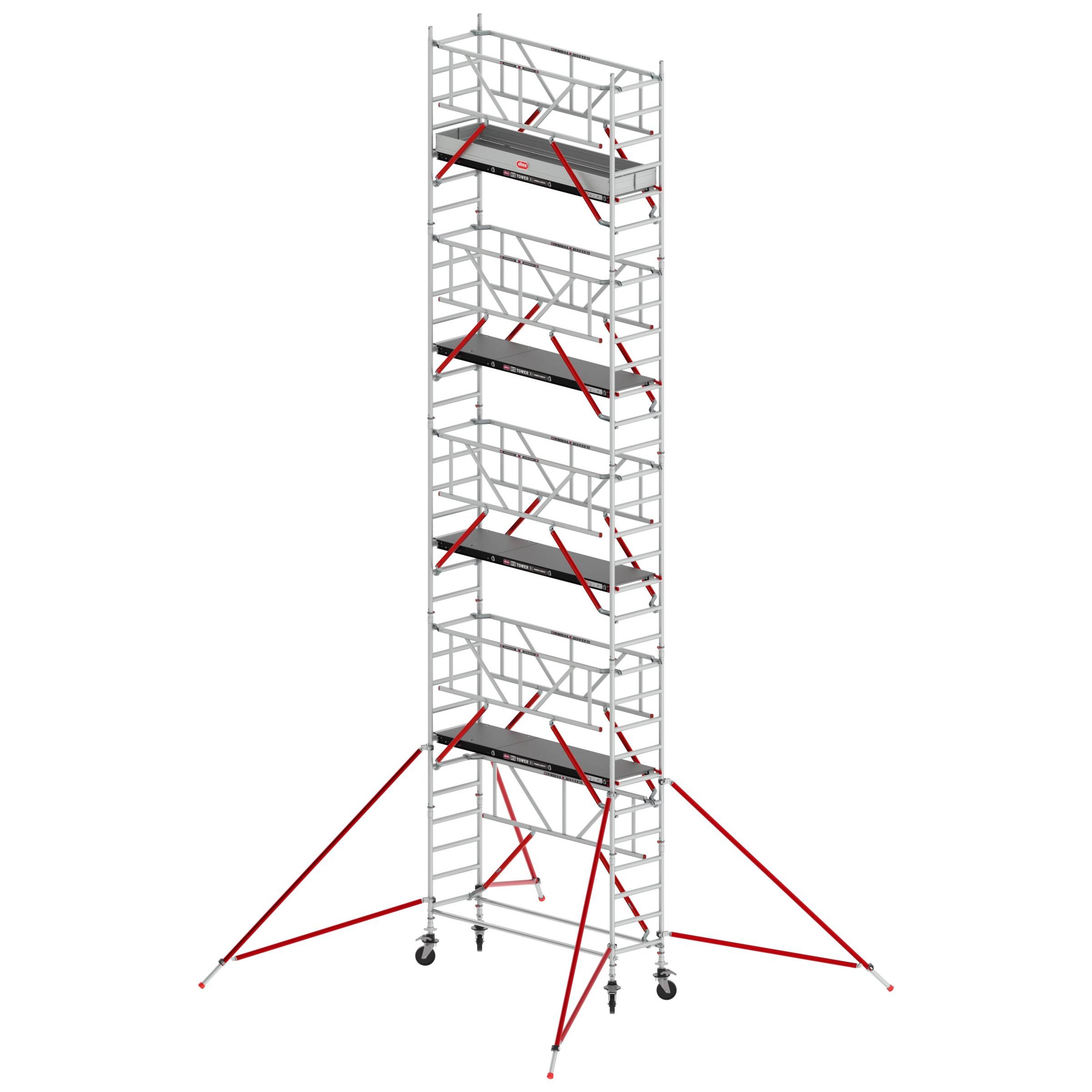 Altrex Fahrgerüst RS Tower 51-S Safe-Quick Aluminium mit Holz-Plattform 10,20m AH 0,75x2,45m