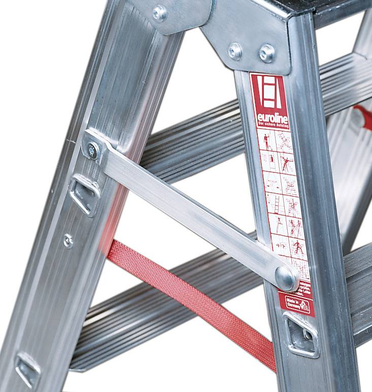 Euroline Feststeller (montiert) für Alu-Stehleitern