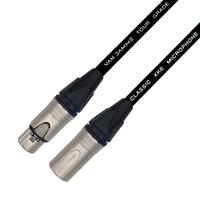 Van Damme XKE Microphone XLR Mikrofonkabel (Neutrik XLR-m / XLR-f) 2m Schwarz Van Damme XKE Microphone XLR Mikrofonkabel (Neutrik XLR-m / XLR-f) 2m Schwarz