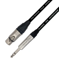 Van Damme XKE Microphone Mikrofonkabel/ Patchkabel (Neutrik XLR-f / TRS) 1m Schwarz Van Damme XKE Microphone Mikrofonkabel/ Patchkabel (Neutrik XLR-f / TRS) 1m Schwarz