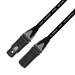 Van Damme XKE Pro-Patch Premium XLR Patchkabel (Neutrik Gold XLR-m / XLR-f) 0.3m Schwarz Van Damme XKE Pro-Patch Premium XLR Patchkabel (Neutrik Gold XLR-m / XLR-f) 0.3m Schwarz