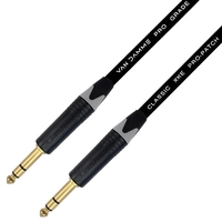 Van Damme XKE Pro-Patch Premium Patchkabel (Neutrik Gold TRS) 0.6m Schwarz Van Damme XKE Pro-Patch Premium Patchkabel (Neutrik Gold TRS) 0.6m Schwarz
