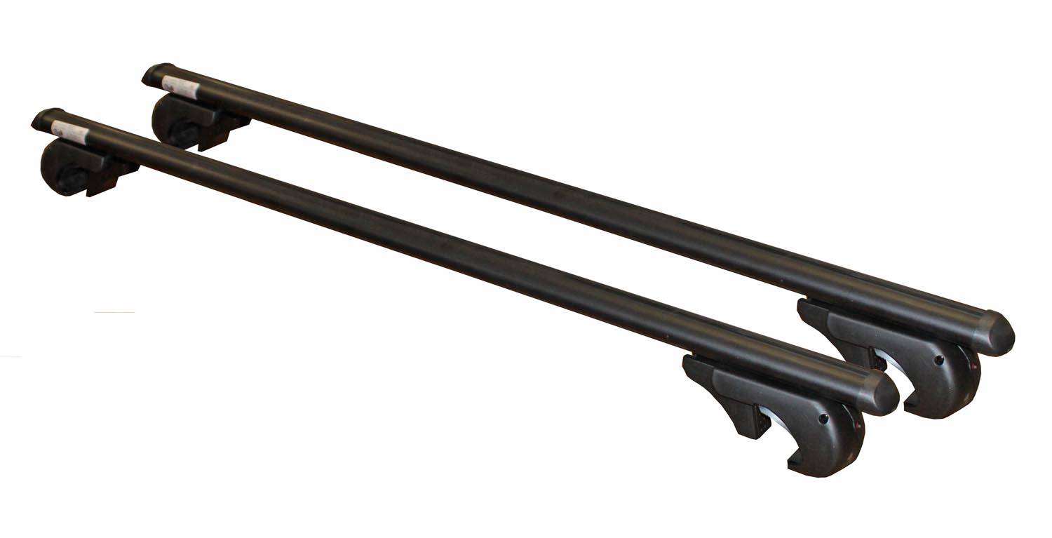 Alu Relingträger VDP Brio schwarz 120 kompatibel mit für VW Golf Plus ab 2003 Dachträger abschließbar