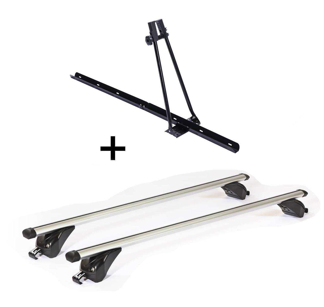 Fahrradträger ORION + Dachträger/Relingträger VDP KING1 kompatibel mit für Lexus NX (5 Türer) ab 15