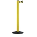 Gurtpfosten einfach D70xH1000mm Pfosten gelb Gurt gelb/schwarz VIA GUIDE Gurtpfosten einfach D70xH1000mm Pfosten gelb Gurt gelb/schwarz VIA GUIDE