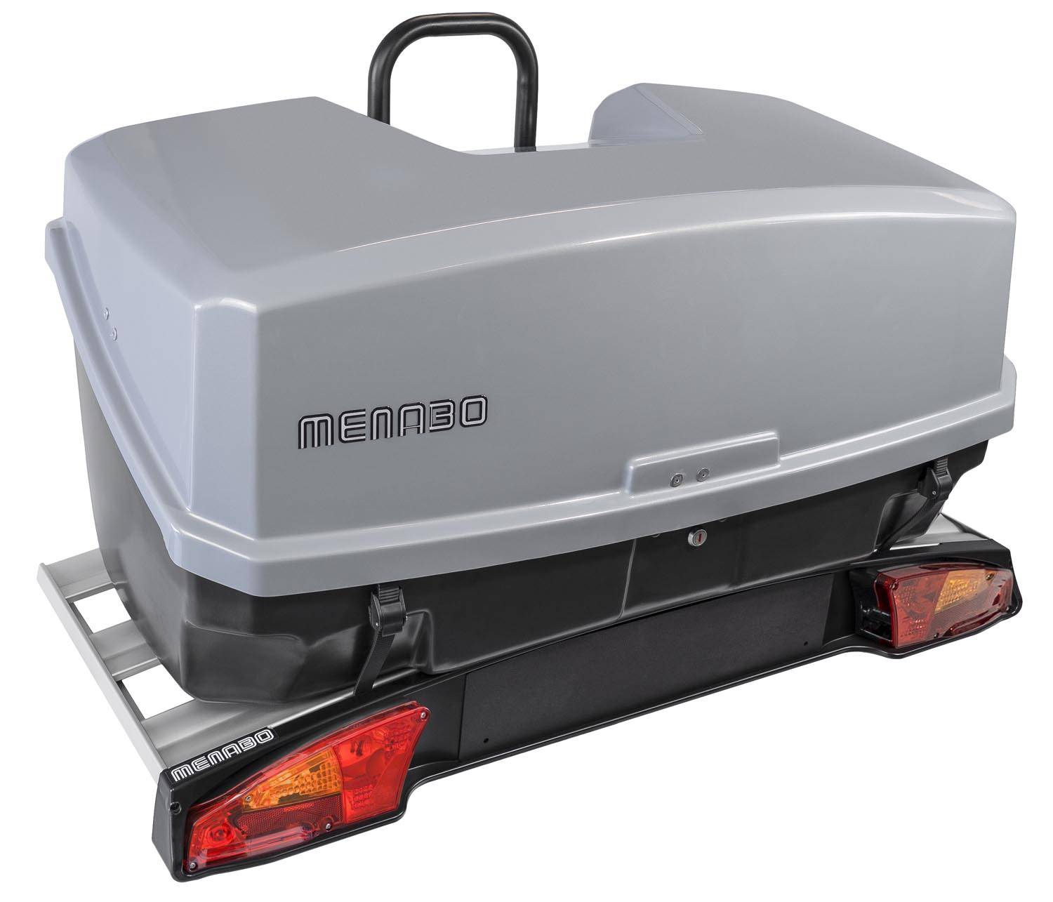 Fahrradträger ALIOTH 3 Räder Heckträger klappbar + Mizar Gepäckbox 300 Ltr