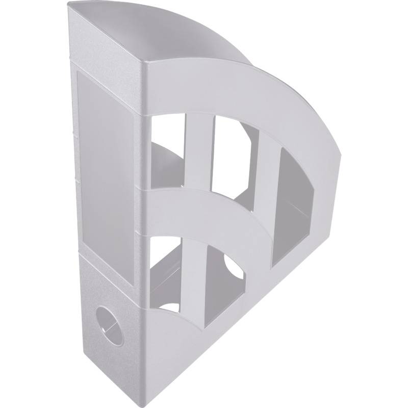 helit Stehsammler "the bridge", DIN A4, PP, lichtgrau