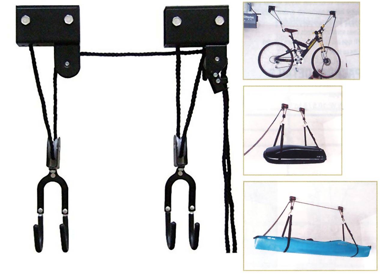Fahrradlift XL E-Bike Lift Deckenlift Fahrradaufzug Fahrrad Deckenhalter bis 57kg
