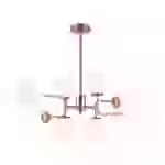 Maytoni Moderne Kronleuchter Erich 8xE14 excl. in Messing aus Metall Glas 40 W für Küche, Schlafzimmer, Wohnzimmer, Esszimmer, Lobby Maytoni Moderne Kronleuchter Erich 8xE14 excl. in Messing aus Metall Glas 40 W für Küche, Schlafzimmer, Wohnzimmer, Esszimmer, Lobby