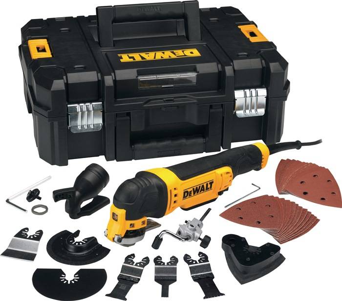 DEWALT DWE315KT-QS Multifunktionswerkzeug DWE315KT 2 x 1,6 °