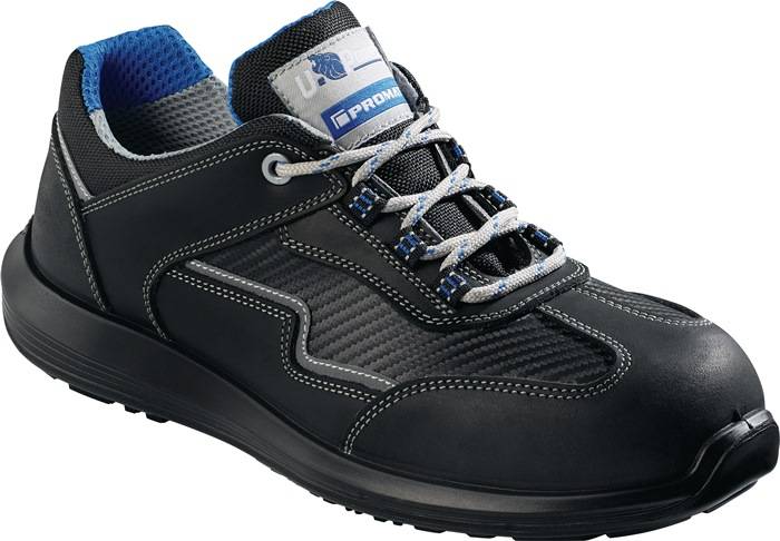Sicherheitsschuh Rügen Gr.42 schwarz Leder S3 SRC EN20345 PROMAT