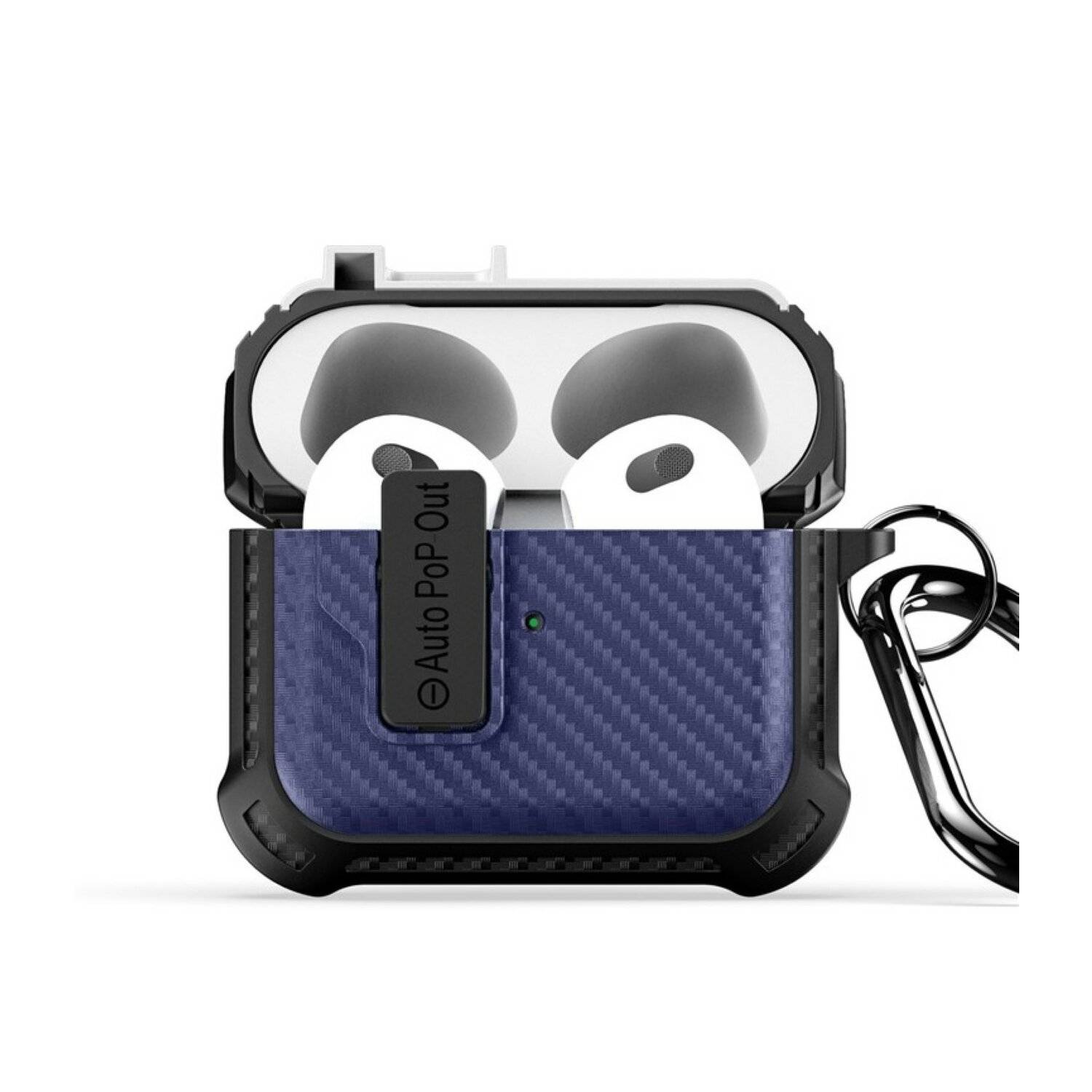 Dux Ducis PECI -Serie Kopfhörerhülle kompatibel mit Apple AirPods 3 Saphirblau
