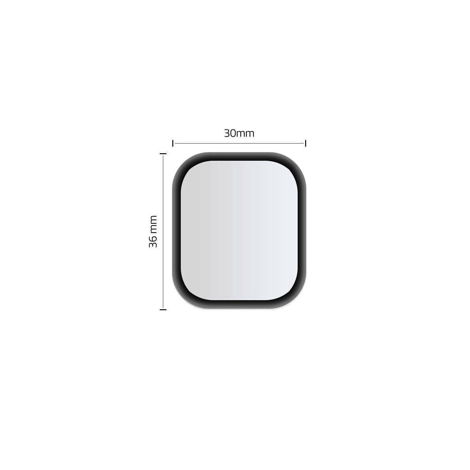 Hybridglas Schutzglas kompatibel mit WATCH 4 / 5 / 6 / SE (40MM) in Schwarz