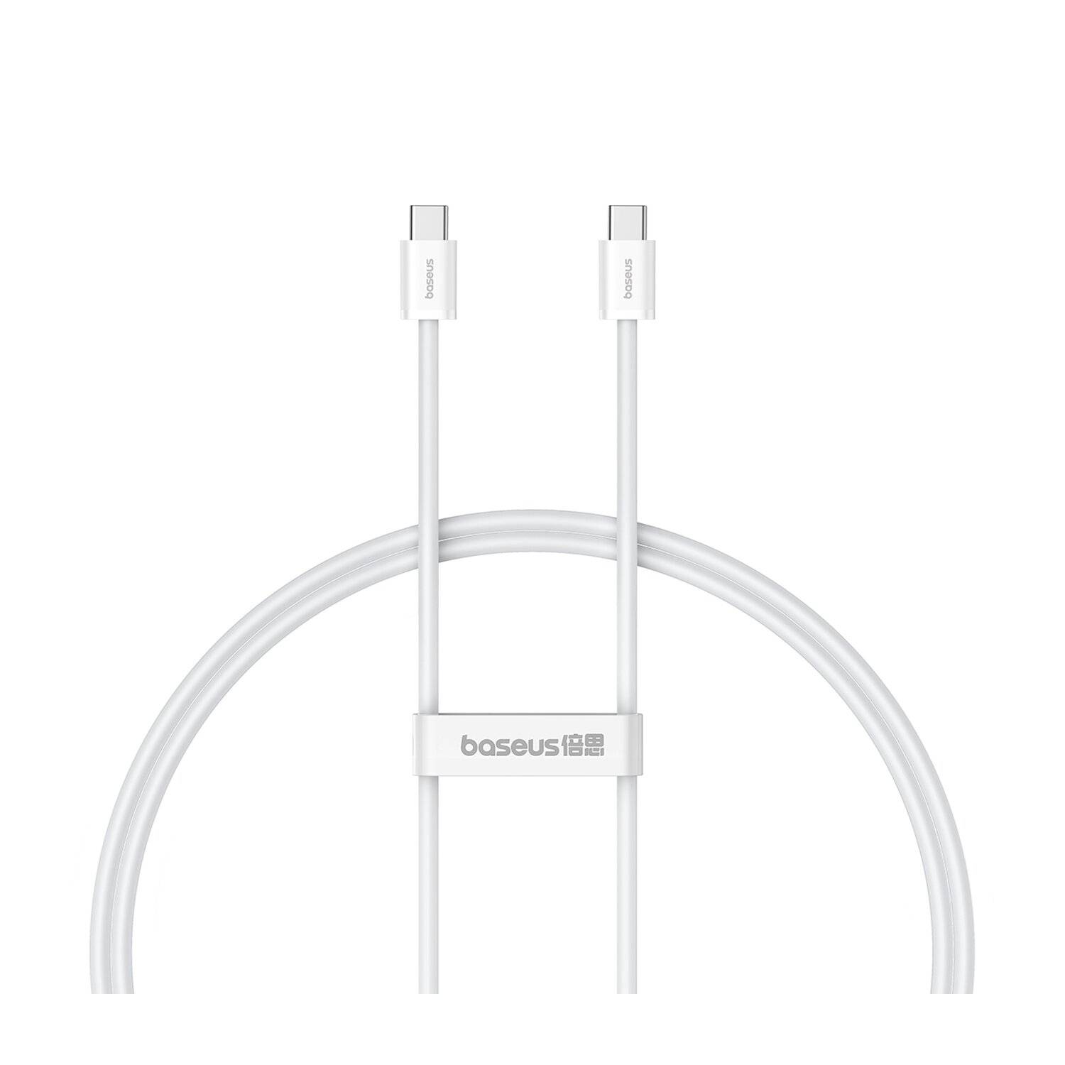 Baseus Superior Series II USB-C – USB-C 30 W 480 Mbit/s Kabel – Weiß 1 m