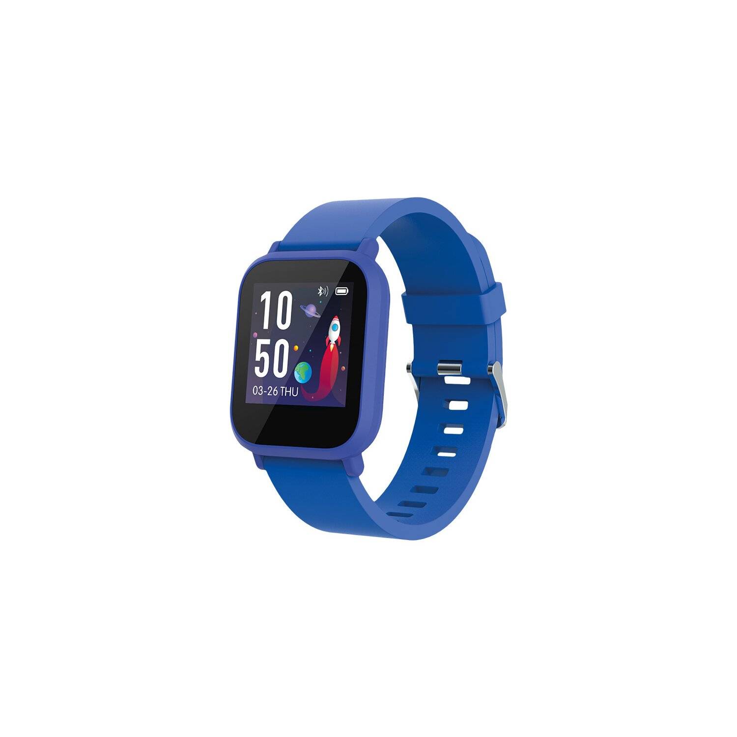 Maxlife Smartwatch für Kinder IP68 Wasserfest mit 3 intrigierten Spiele Blau
