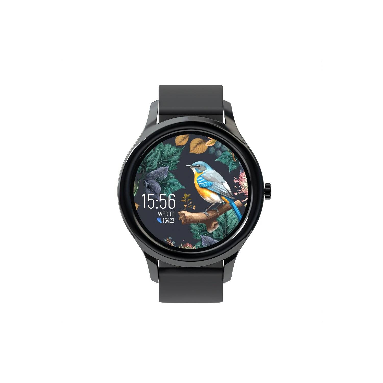 Forever Smartwatch ForeVive 3 SB-340 IP68 Wasserfestigkeit 200mAh 1,32 Zoll Schwarz