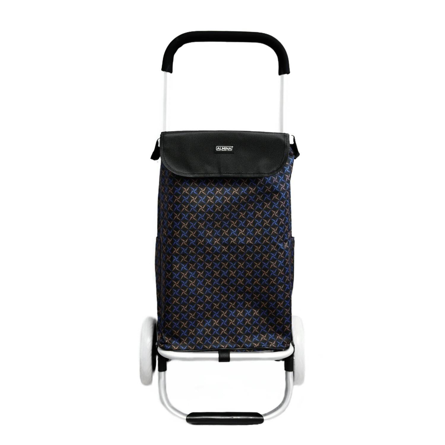 40L Einkauf Trolley Einkaufswagen Shopping Trolley Tasche Aluminium Motiv 1