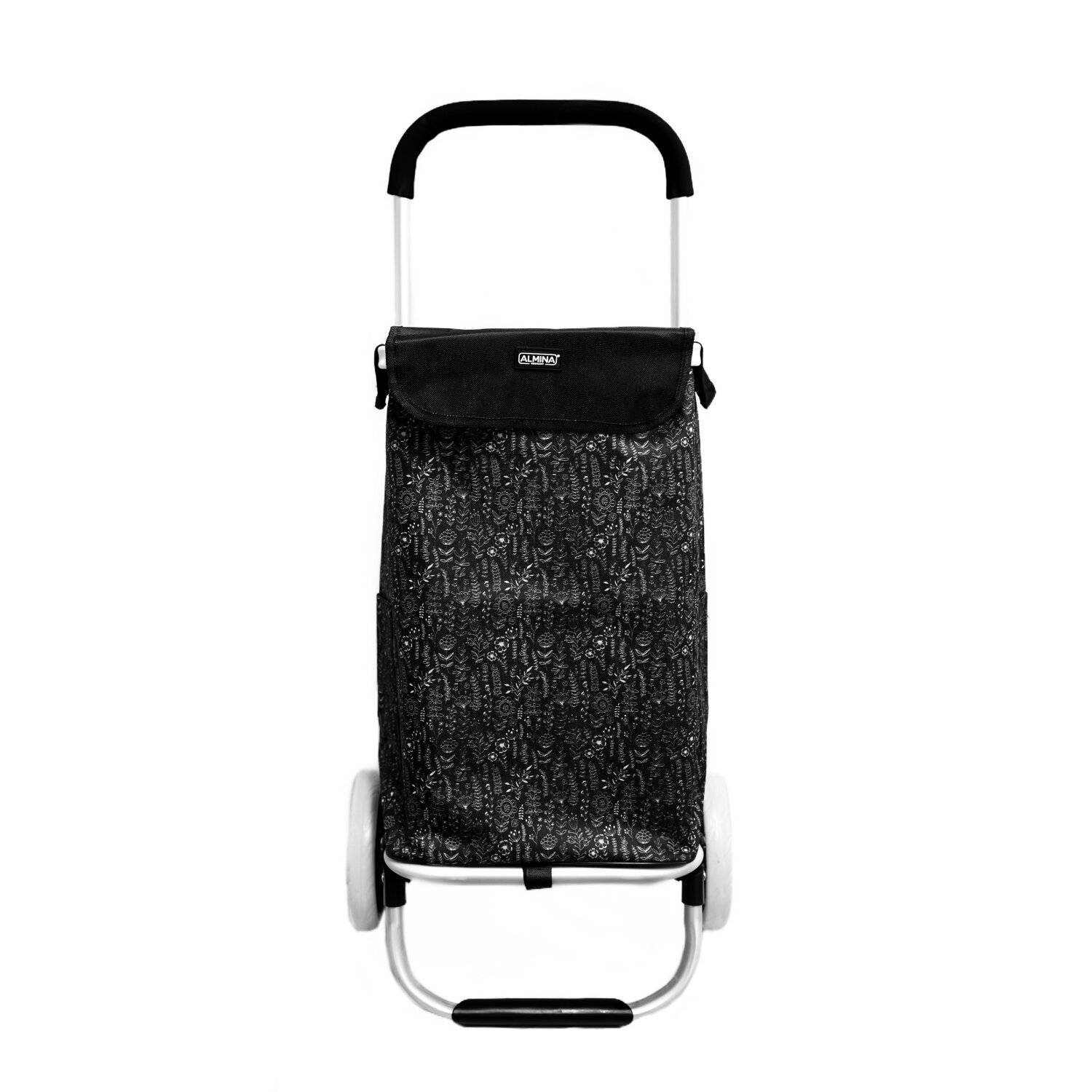 40L Einkauf Trolley Einkaufswagen Shopping Trolley Tasche Aluminium Motiv 3