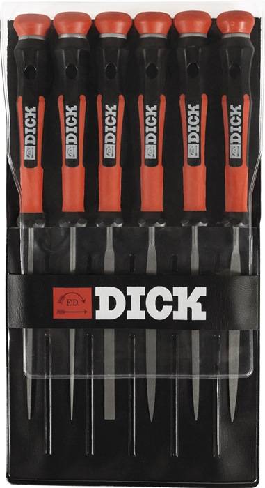 Nadelfeilensatz L.140mm Hieb 2 6-tlg.DICK