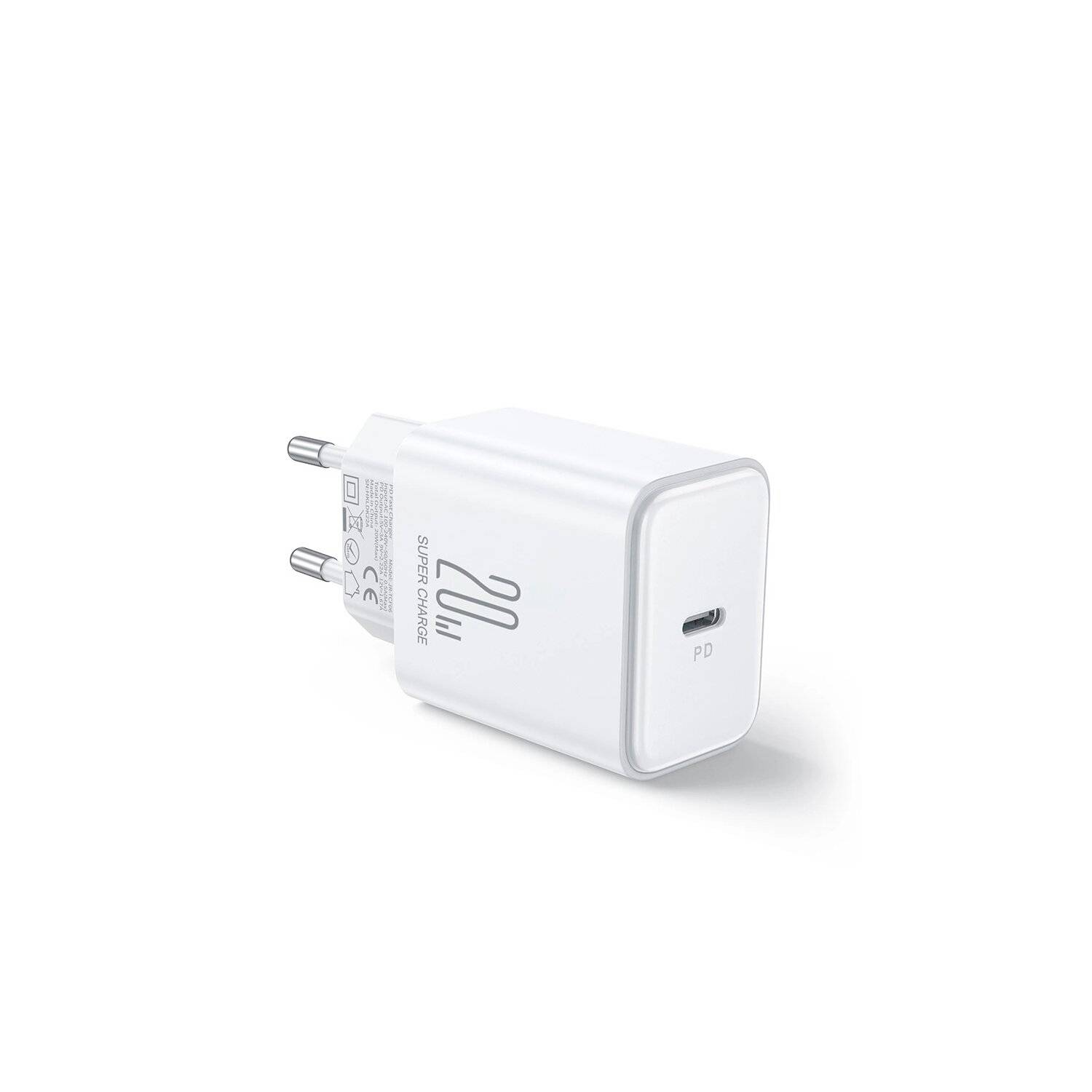 Joyroom Ladegerät JR-TCF06 USB-C-Anschluss 20W PD-Schnellladegerät - Weiss