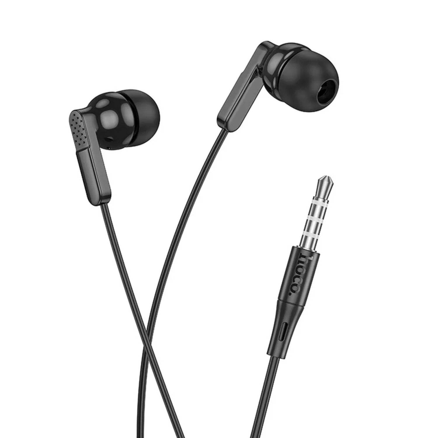 HOCO Headset / In-Ear-Kopfhörer 3,5 mm mit Mikrofon M121 Schwarz