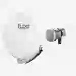 Fuba Sat Anlage 1 Teilnehmer | DAA 780 G Satellitenschüssel 80cm Alu hellgrau (Testergebnis: ausgezeichnet)* + Fuba DEK 117 Single LNB 1 Teilnehmer Fuba Sat Anlage 1 Teilnehmer | DAA 780 G Satellitenschüssel 80cm Alu hellgrau (Testergebnis: ausgezeichnet)* + Fuba DEK 117 Single LNB 1 Teilnehmer