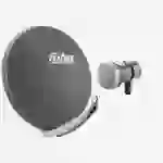 Fuba Sat Anlage 1 Teilnehmer | Satellitenschüssel Komplettset - DAA 850 A Sat-Schüssel 85cm Alu anthrazit + Fuba DEK 117 Single LNB 1 Teilnehmer (DV Fuba Sat Anlage 1 Teilnehmer | Satellitenschüssel Komplettset - DAA 850 A Sat-Schüssel 85cm Alu anthrazit + Fuba DEK 117 Single LNB 1 Teilnehmer (DV