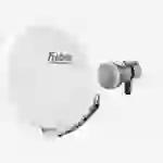 Fuba Sat Anlage 1 Teilnehmer | Satellitenschüssel Komplettset - DAA 850 G Sat-Schüssel 85cm Alu hellgrau + Fuba DEK 117 Single LNB 1 Teilnehmer (DVB Fuba Sat Anlage 1 Teilnehmer | Satellitenschüssel Komplettset - DAA 850 G Sat-Schüssel 85cm Alu hellgrau + Fuba DEK 117 Single LNB 1 Teilnehmer (DVB