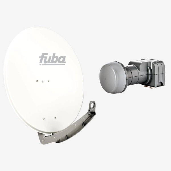 Fuba Sat Anlage 2 Teilnehmer | DAA 780 W Satellitenschüssel 80cm Alu weiß (Testergebnis: ausgezeichnet)* + Fuba DEK 217 Twin LNB 2 Teilnehmer (DVB-S Fuba Sat Anlage 2 Teilnehmer | DAA 780 W Satellitenschüssel 80cm Alu weiß (Testergebnis: ausgezeichnet)* + Fuba DEK 217 Twin LNB 2 Teilnehmer (DVB-S