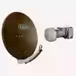 Fuba Sat Anlage 2 Teilnehmer | DAA 780 B Satellitenschüssel 80cm Alu braun (Testergebnis: ausgezeichnet)* + Fuba DEK 217 Twin LNB 2 Teilnehmer Fuba Sat Anlage 2 Teilnehmer | DAA 780 B Satellitenschüssel 80cm Alu braun (Testergebnis: ausgezeichnet)* + Fuba DEK 217 Twin LNB 2 Teilnehmer
