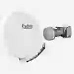 Fuba Sat Anlage 2 Teilnehmer | Satellitenschüssel Komplettset - DAA 850 G Sat-Schüssel 85cm Alu hellgrau + Fuba DEK 217 Twin LNB 2 Teilnehmer (DVB-S Fuba Sat Anlage 2 Teilnehmer | Satellitenschüssel Komplettset - DAA 850 G Sat-Schüssel 85cm Alu hellgrau + Fuba DEK 217 Twin LNB 2 Teilnehmer (DVB-S
