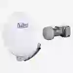 Fuba Sat Anlage 2 Teilnehmer | DAA 780 G Satellitenschüssel 80cm Alu hellgrau (Testergebnis: ausgezeichnet)* + Fuba DEK 217 Twin LNB 2 Teilnehmer Fuba Sat Anlage 2 Teilnehmer | DAA 780 G Satellitenschüssel 80cm Alu hellgrau (Testergebnis: ausgezeichnet)* + Fuba DEK 217 Twin LNB 2 Teilnehmer