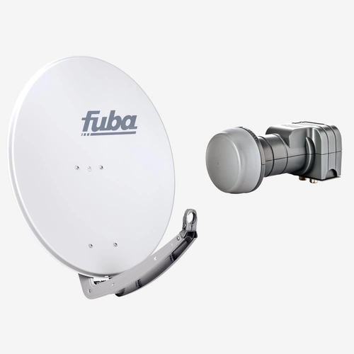 Fuba Sat Anlage 2 Teilnehmer | DAA 780 G Satellitenschüssel 80cm Alu hellgrau (Testergebnis: ausgezeichnet)* + Fuba DEK 217 Twin LNB 2 Teilnehmer Fuba Sat Anlage 2 Teilnehmer | DAA 780 G Satellitenschüssel 80cm Alu hellgrau (Testergebnis: ausgezeichnet)* + Fuba DEK 217 Twin LNB 2 Teilnehmer