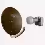 Fuba Sat Anlage 4 Teilnehmer | DAA 780 B Satellitenschüssel 80cm Alu braun (Testergebnis: ausgezeichnet)* + Fuba DEK 417 Quad LNB 4 Teilnehmer Fuba Sat Anlage 4 Teilnehmer | DAA 780 B Satellitenschüssel 80cm Alu braun (Testergebnis: ausgezeichnet)* + Fuba DEK 417 Quad LNB 4 Teilnehmer