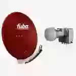 Fuba Sat Anlage 4 Teilnehmer | DAA 780 R Satellitenschüssel 80cm Alu rot (Testergebnis: ausgezeichnet)* + Fuba DEK 417 Quad LNB 4 Teilnehmer Fuba Sat Anlage 4 Teilnehmer | DAA 780 R Satellitenschüssel 80cm Alu rot (Testergebnis: ausgezeichnet)* + Fuba DEK 417 Quad LNB 4 Teilnehmer