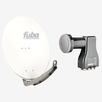 Fuba Sat Anlage 8 Teilnehmer | DAA 780 W Satellitenschüssel 80cm Alu weiß (Testergebnis: ausgezeichnet)* + Fuba DEK 817 Octo LNB 8 Teilnehmer (DVB-S Fuba Sat Anlage 8 Teilnehmer | DAA 780 W Satellitenschüssel 80cm Alu weiß (Testergebnis: ausgezeichnet)* + Fuba DEK 817 Octo LNB 8 Teilnehmer (DVB-S