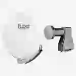 Fuba Sat Anlage 8 Teilnehmer | DAA 780 G Satellitenschüssel 80cm Alu hellgrau (Testergebnis: ausgezeichnet)* + Fuba DEK 817 Octo LNB 8 Teilnehmer Fuba Sat Anlage 8 Teilnehmer | DAA 780 G Satellitenschüssel 80cm Alu hellgrau (Testergebnis: ausgezeichnet)* + Fuba DEK 817 Octo LNB 8 Teilnehmer