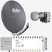Fuba Sat Anlage 24 Teilnehmer | DAA 780 A Satellitenschüssel 80cm Alu anthrazit (Testergebnis: ausgezeichnet)* + Fuba Quattro LNB + Fuba Sat Fuba Sat Anlage 24 Teilnehmer | DAA 780 A Satellitenschüssel 80cm Alu anthrazit (Testergebnis: ausgezeichnet)* + Fuba Quattro LNB + Fuba Sat