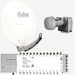 Fuba Sat Anlage 24 Teilnehmer | DAA 780 W Satellitenschüssel 80cm Alu weiß (Testergebnis: ausgezeichnet)* + Fuba Quattro LNB + Fuba Sat Multischalte Fuba Sat Anlage 24 Teilnehmer | DAA 780 W Satellitenschüssel 80cm Alu weiß (Testergebnis: ausgezeichnet)* + Fuba Quattro LNB + Fuba Sat Multischalte