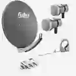 Fuba Sat Anlage 1 Teilnehmer - 2 Satelliten (z.B. Astra/Hotbird) | DAA 780 A Satellitenschüssel 80cm Alu anthrazit (Testergebnis: ausgezeichnet)* Fuba Sat Anlage 1 Teilnehmer - 2 Satelliten (z.B. Astra/Hotbird) | DAA 780 A Satellitenschüssel 80cm Alu anthrazit (Testergebnis: ausgezeichnet)*