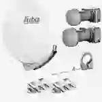 Fuba Sat Anlage 2 Teilnehmer - 2 Satelliten (z.B. Astra/Hotbird) | DAA 780 G Satellitenschüssel 80cm Alu hellgrau (Testergebnis: ausgezeichnet)* Fuba Sat Anlage 2 Teilnehmer - 2 Satelliten (z.B. Astra/Hotbird) | DAA 780 G Satellitenschüssel 80cm Alu hellgrau (Testergebnis: ausgezeichnet)*