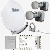 Fuba Sat Anlage 12 Teilnehmer - 2 Satelliten (z.B. Astra/Hotbird) | DAA 780 G Satellitenschüssel 80cm Alu hellgrau (Testergebnis: ausgezeichnet)* Fuba Sat Anlage 12 Teilnehmer - 2 Satelliten (z.B. Astra/Hotbird) | DAA 780 G Satellitenschüssel 80cm Alu hellgrau (Testergebnis: ausgezeichnet)*