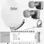 Fuba Sat Anlage 24 Teilnehmer - 2 Satelliten (z.B. Astra/Hotbird) | DAA 780 G Satellitenschüssel 80cm Alu hellgrau (Testergebnis: ausgezeichnet)* Fuba Sat Anlage 24 Teilnehmer - 2 Satelliten (z.B. Astra/Hotbird) | DAA 780 G Satellitenschüssel 80cm Alu hellgrau (Testergebnis: ausgezeichnet)*