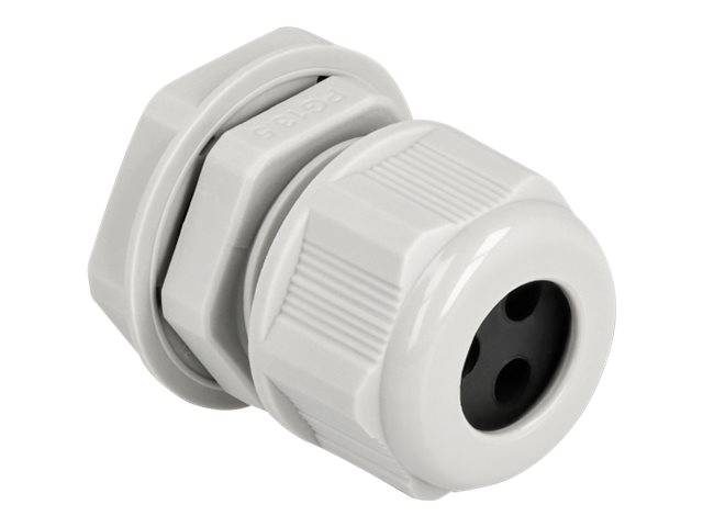 DeLOCK PG13.5 - Kabelverschraubung - Grau (Packung mit 2)