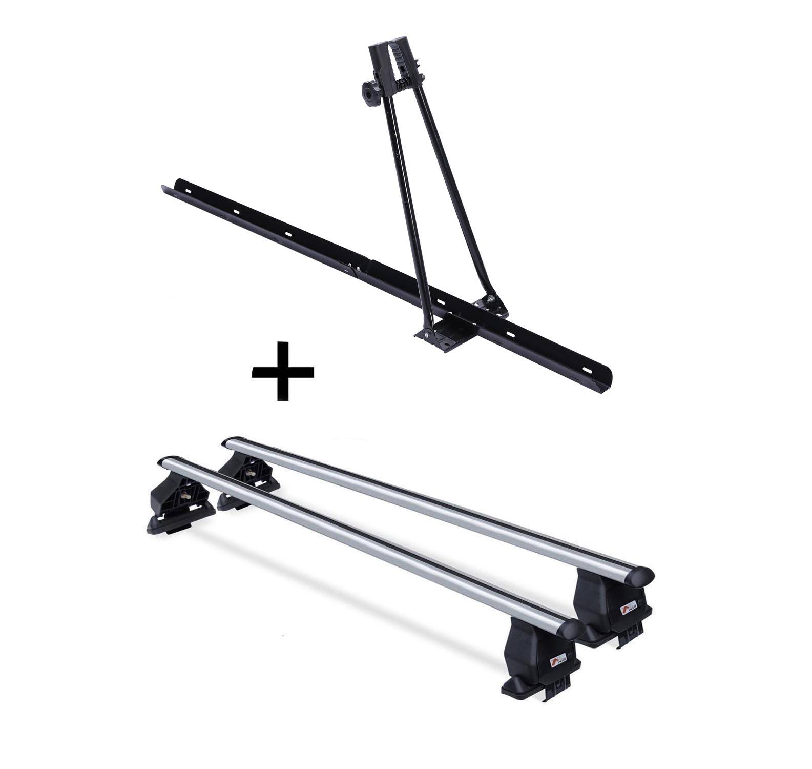 Fahrradträger ORION + Dachträger Menabo Tema kompatibel mit für Toyota Verso (5Türer) ab 2009